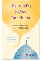 Buddha before Buddhism: Wisdom from the Early Teachings,  Gil Fronsdal, Shambhala