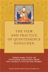 The View and Practice of Quintessence Dzogchen