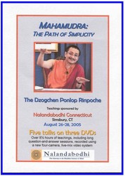 Mahamudra Path of Simplicity (DVD)