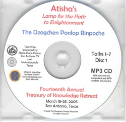 Atisha's Lamp for the Path to Enlightenment (MP3 CD)