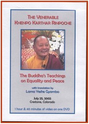 The Buddha's Teaching on Equality and Peace (DVD)