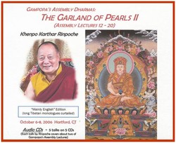 Gampopa's Assembly Dharmas: Garland of Pearls II (Lectures 12-20) (CD)