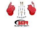BMR Suspension 05-14 Mustang Control Arm Relocation Bracket Red
