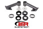 BMR Suspension 15-17 Mustang Cradle Bushing Lockout Kit Black