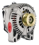 Powermaster 200amp Alternator Ford 4G Style Natural Finish