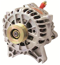 Powermaster 200amp Alternator Ford 6G Style IDA Connector Natural Finish