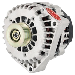 Powermaster 200amp Alternator Ford 6G Mustang IFR A 6 Groove Style Natural Finish