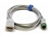 Mindray ECG trunk cable: 3-lead, Pediatric/Neonatal, 12 Pin, ESU-Proof, AHA/IEC 0010-30-42724
