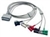 Mindray 5-Lead ECG Lead Wires, AHA, Pinch/Clip - 24"