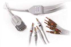 Burdick 10 Lead Patient Cable for Eclipse LE II, Eclipse 850, and Atria