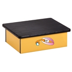 Clinton Ocean Clam Yellow Laminate Step Stool