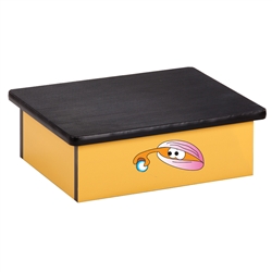 Clinton Ocean Clam Yellow Laminate Step Stool