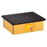 Clinton Serengeti Lion Cubs Yellow Laminate Step Stool