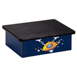 Clinton Space Place Alien Blue Laminate Step Stool