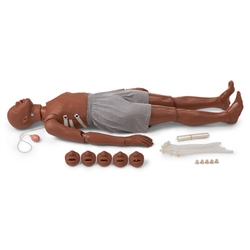 Nasco Simulaids Full-Body CPR Manikin - Dark