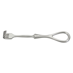 Miltex Volkman Finger Retractor, 4-1/2", 4 Blunt Prongs.