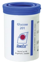 HemoCue Glucose 201 Microcuvettes (100 Ct) (Overnight Shipping)