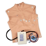 Nasco Simulaids 12-Lead Arrhythmia Simulator with Manikin Overlay, Physio - Large