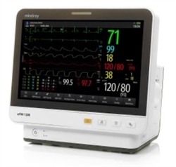 Mindray ePM 12M Patient Monitor w/ NIBP, Temperature, Masimo SpO2 & Dual IBP