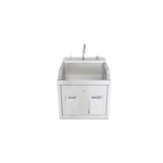 Blickman Pedestal (9881SSP) Lodi Scrub Sink - Single Station