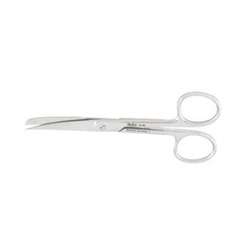 Miltex Operating Scissors, Sharp-Blunt Points, Curved - 4½"