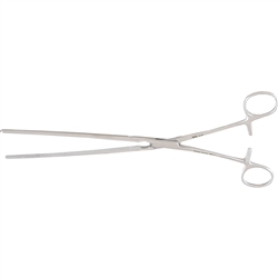 Miltex 10-1/2" Kocher Hemostatic Forceps - Straight - Longitudinal Serrations