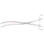 Miltex Kocher Intestinal Forceps 10.5", Curved, Longitudinal Serrations