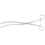 Miltex Kocher Intestinal Forceps 10.5", Curved, Longitudinal Serrations