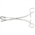 Miltex 8" Collin Intestinal Forceps with 1" Wide Jaws