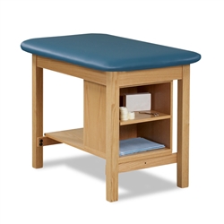 Clinton H-Brace Taping Table with Shelving