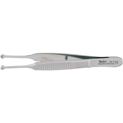 Miltex 3" Bennett Cilia Forceps - Cup Shaped Jaws - 3mm Diameter