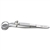 Miltex 3-7/8" Hunt Chalazion Forceps - Fenestrated Jaw - Inside Ring Diameter 12mm