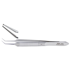 Miltex Tissue Forceps, Angled - 3-1/2"