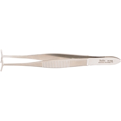 Miltex Tissue Forceps, 12mm Wide 19x20 Teeth - 4"