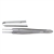 Miltex 4" Castroviejo Suture Forceps - 1 x 2 Teeth - 0.65mm Wide at Tip with Tying Platform