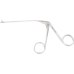 Miltex Wullstein Ear Forceps - 3-1/8" Shaft - Oval Cup Jaws - 2mm Long Oval - Alligator Type