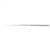 Miltex 6.5" Buck Ear Curette, Straight, Blunt, Size 1