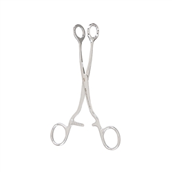 Miltex 6.75" Collin Tongue Seizing Forceps - 27mm Wide Jaws