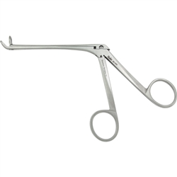 Miltex Wilde Nasal Forceps - 4-1/2" Shaft - Upturned 45 Degrees - 10mm x 5.5mm Fenestrated Cup Jaws