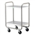 Lakeside 500 Lb Capacity, Tubular Frame cart, (2) 15.5 x 24 Inch Shelves