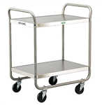 Lakeside 500 Lb Capacity, Tubular Frame cart, (3) 15.5 x 24 Inch Shelves