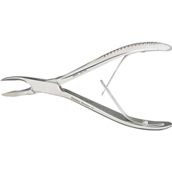 Miltex Oral Surgery Rongeur, 6", No. 5S Pattern, Side Cutting, Slightly Curved