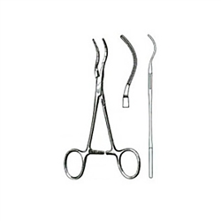 Miltex Spoon Shape Vascular Clamp - 5-1/2"