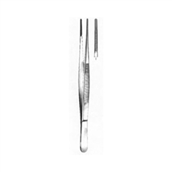 Miltex Tissue Forceps, 1.5mm Wide Jaw Tips - 9-1/2"