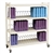 Omnimed Wide Open Style Chart Rack (Wired Dividers) - Capacity 36