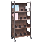 Omnimed Versa Open Style Chart Racks (Moveable Shelf Dividers) - 4 Shelfs