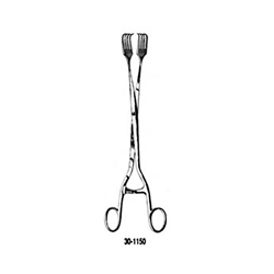 Miltex 11" Billroth Tumor Forceps - 4 x 4 Prongs