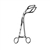 Miltex 9" Somer Uterine Elevating Forceps - Curved Jaws - Serrated