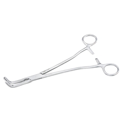 Miltex Forceps, 8-1/4", 21cm, Angled, Flared Shanks