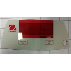 Ohaus 30043179 Function Label Front EN V22PW